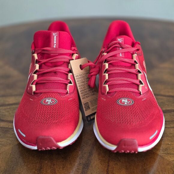 Nike Zoom Pegasus 41 NFL San Francisco 49ers Team Issued PE Men's 9.5 FZ5070-600 - Picture 3 of 16